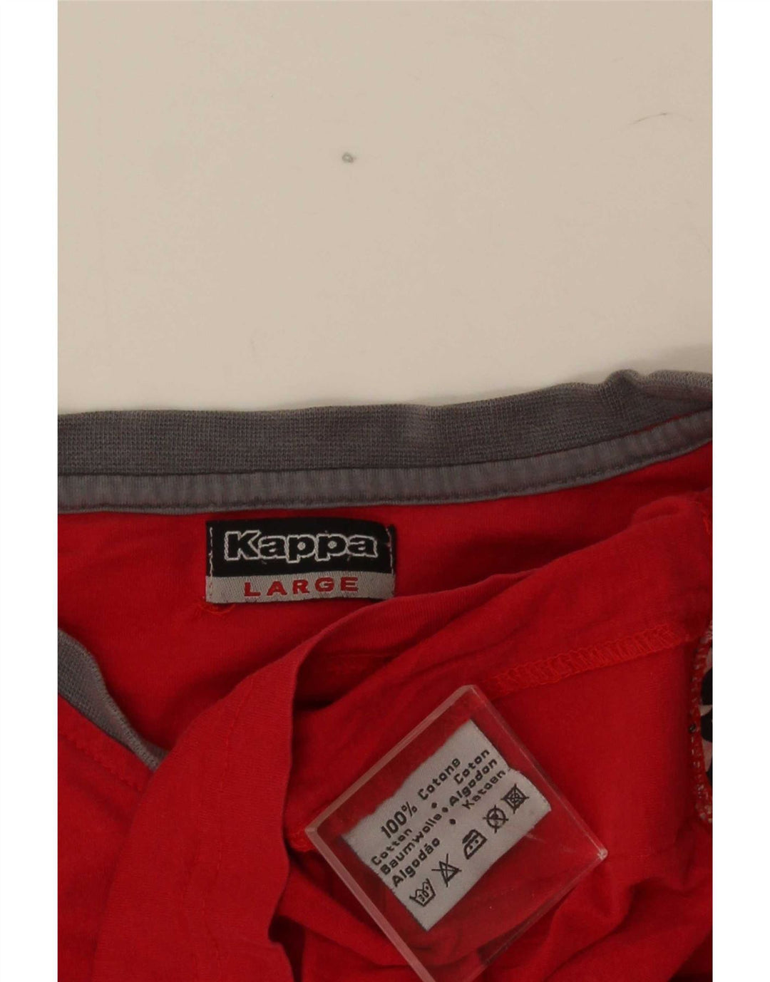 Tricou grafic pentru bărbați Kappa Top mare roșu Colorblock