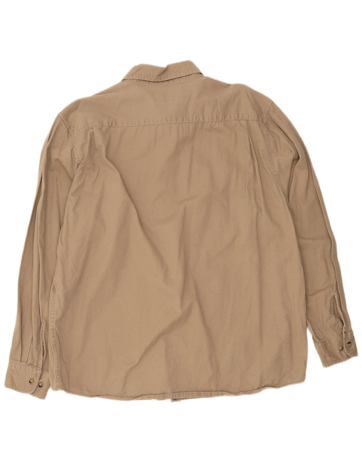 Cămașă pentru bărbați Wrangler XL, bej, bumbac