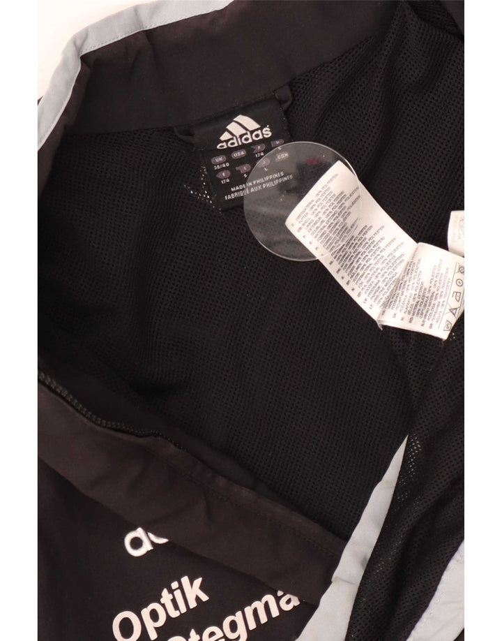 Jachetă de top pentru trening grafic Adidas pentru bărbați UK 38/40 Medium Black Colorblock