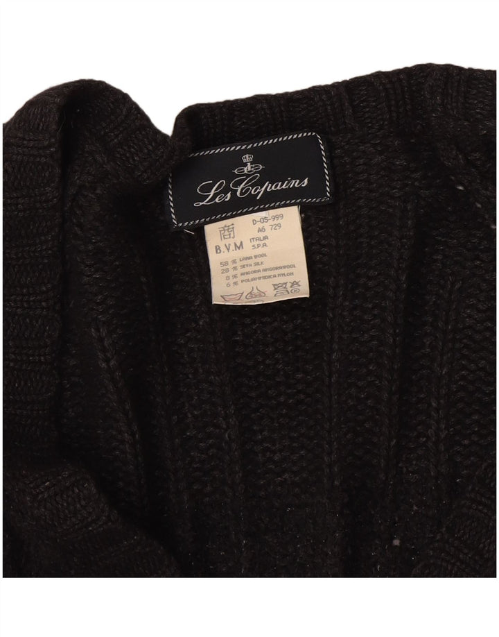 Pulover cardigan pentru femei Les Copains UK 14 Lână gri mediu