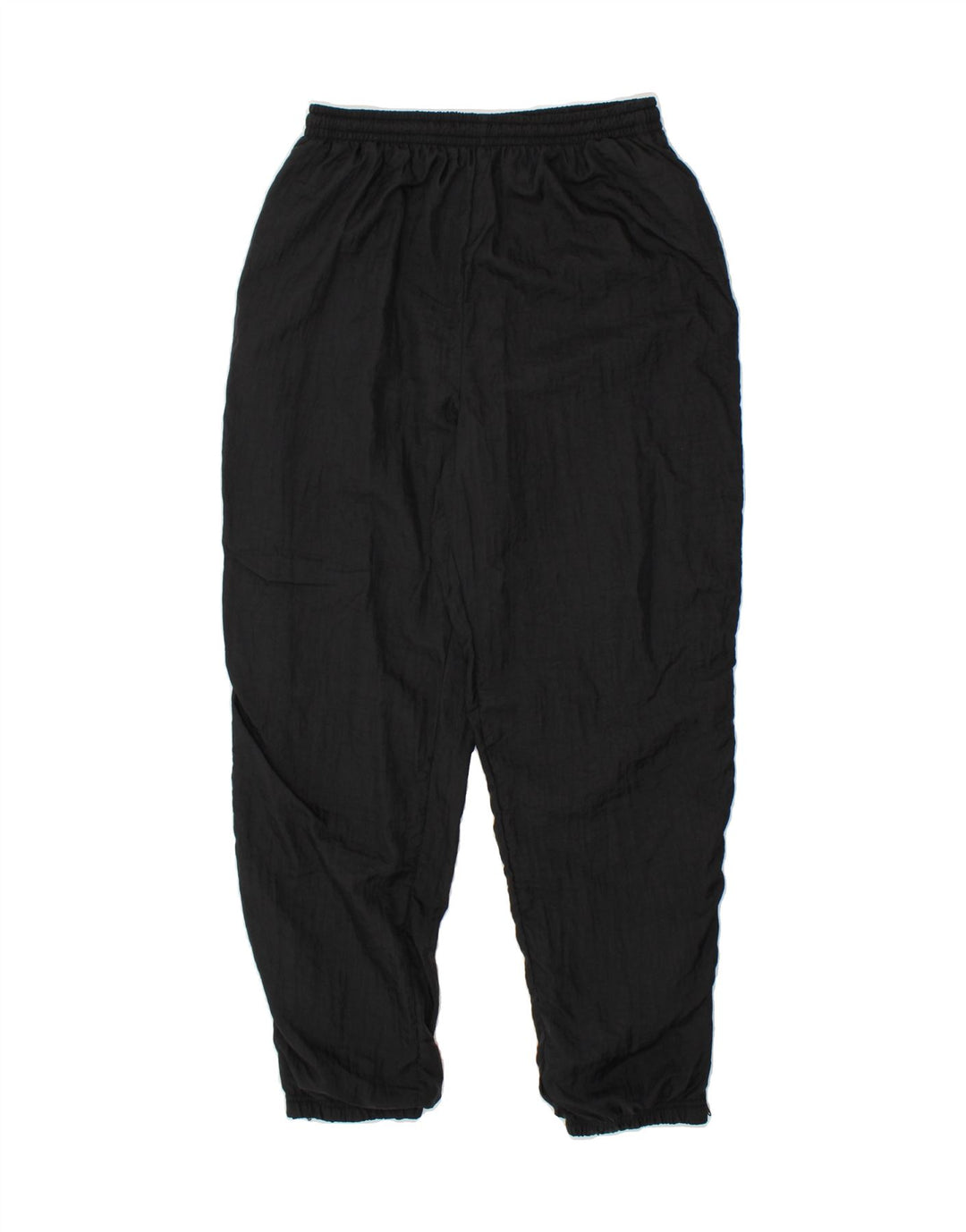 VINTAGE Womens Tracksuit Trousers Joggers Large Black Nylon Vintage Vintage and Second-Hand Vintage from Messina Hembry 