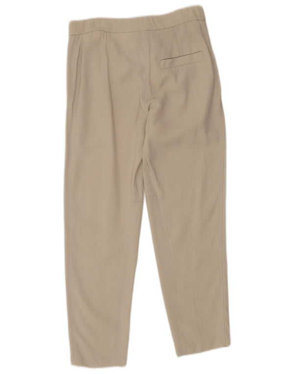 Pantaloni chino conici pentru femei Calvin Klein US 4 Small W30 L27 Bej