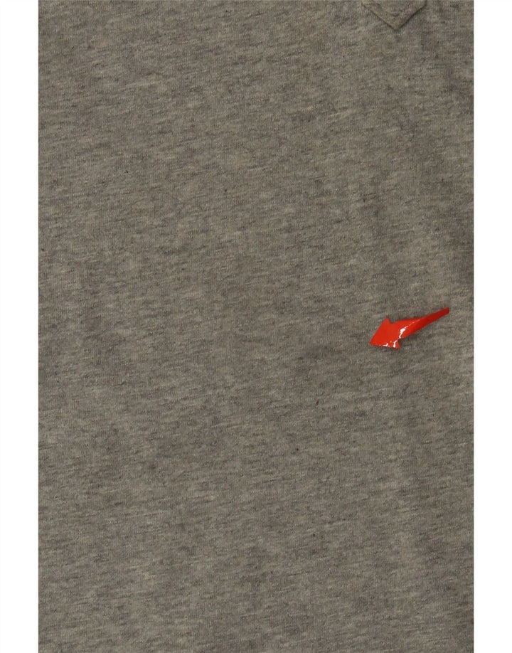 Tricou polo pentru bărbați DIESEL, bumbac gri mediu