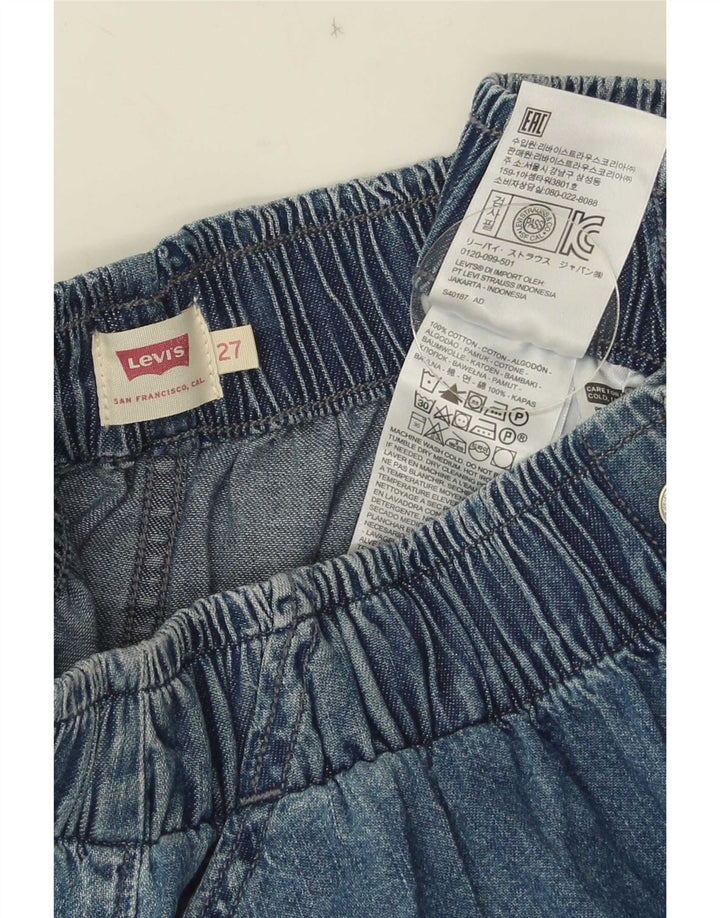 Fusta de blugi pentru femei Levi's W27 Small Blue Bumbac