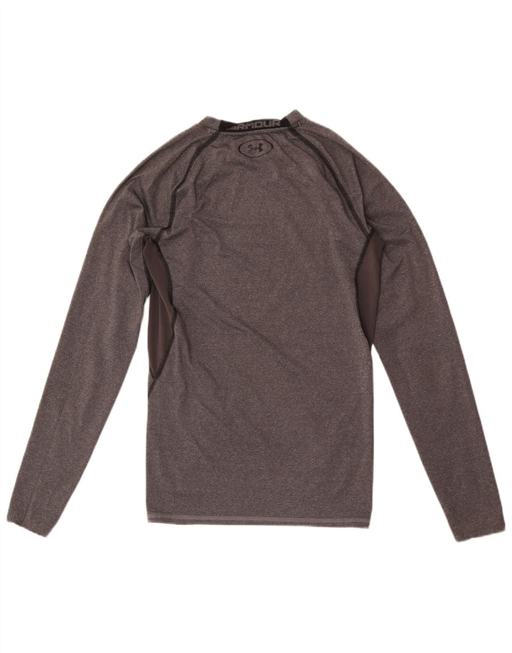 Top grafic pentru bărbați UNDER ARMOUR cu mânecă lungă, gri mic, pete
