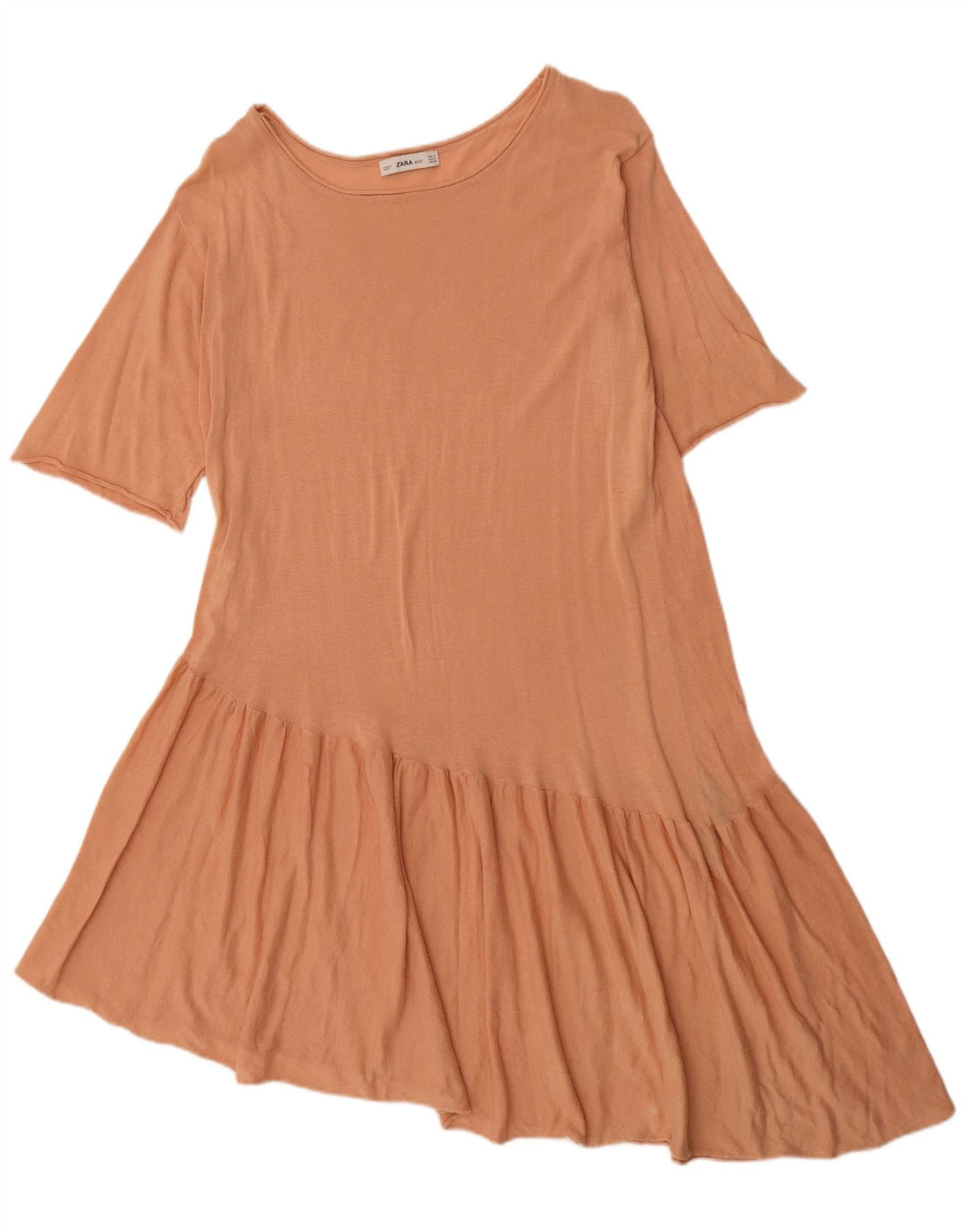Rochie asimetrică pentru femei Zara UK 14 portocaliu mediu