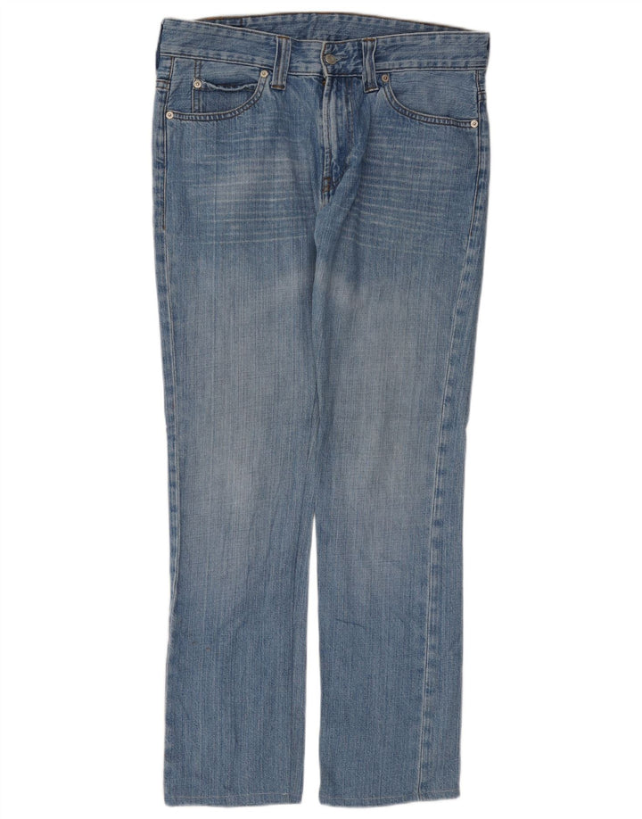 Blugi drepti pentru bărbați Levi's 506 W33 L30 Bumbac albastru
