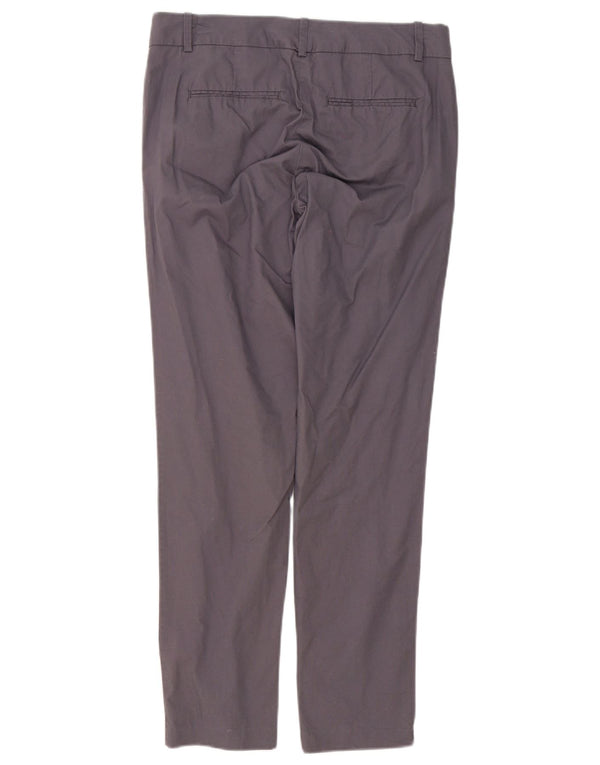 Pantaloni chino subțiri pentru femei de la Warehouse UK 10 mici L30 L30 bumbac gri