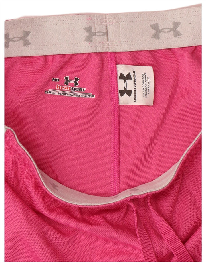 Pantaloni scurti sport pentru femei UNDER ARMOUR Heat Gear UK 14 Medium Pink Geometric
