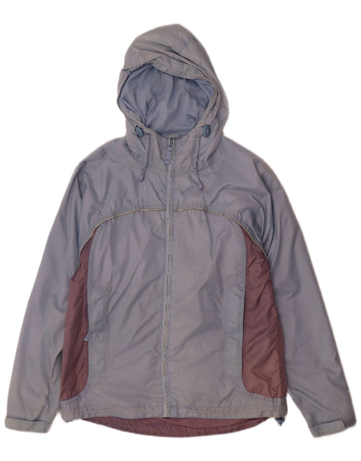 Jachetă de vânt cu glugă Helly Hansen pentru băieți 11-12 ani, albastru, color block
