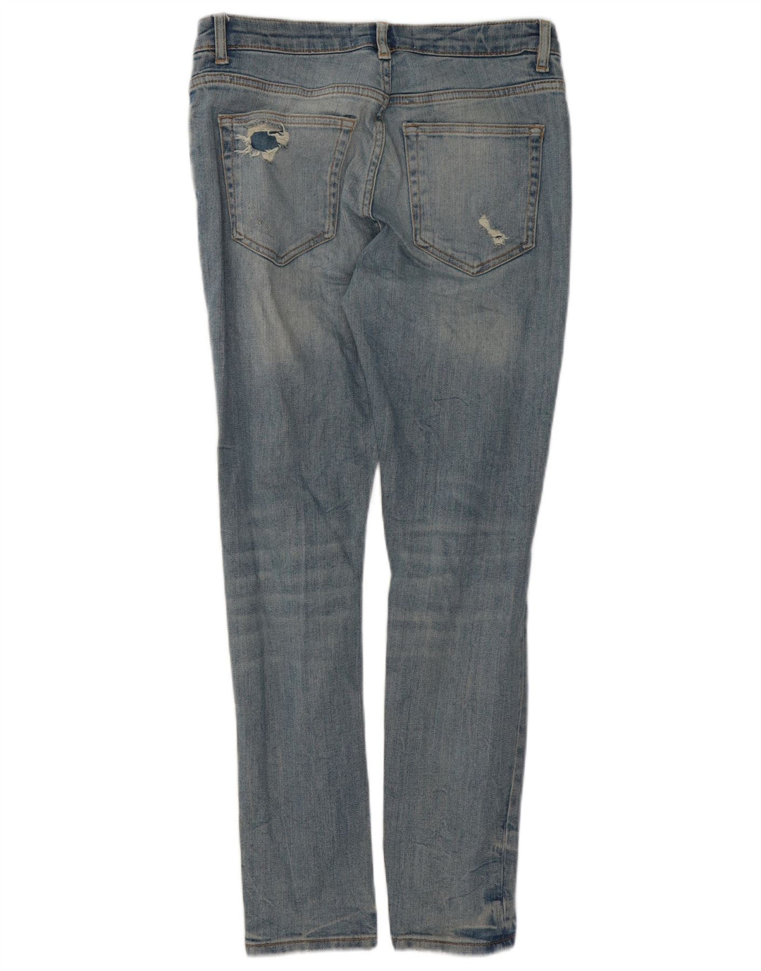 Blugi pentru bărbați slim învechiți Zara EU 40 Medium L31 L29 Bumbac albastru