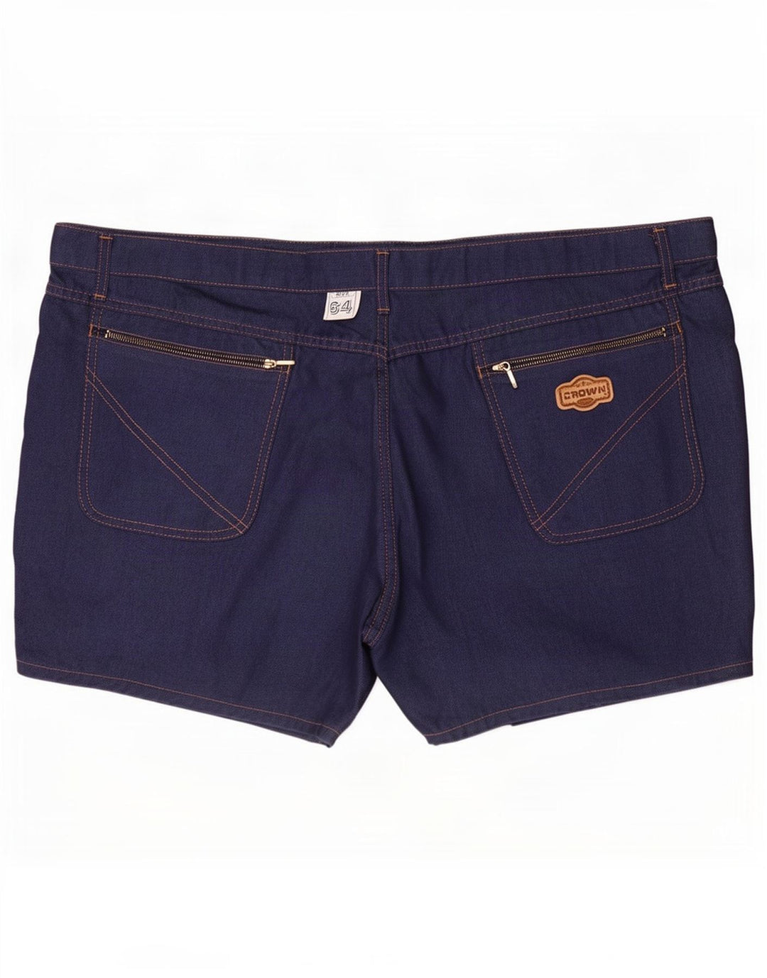 Pantaloni scurți din denim pentru femei Crown 4XL W46 bleumarin