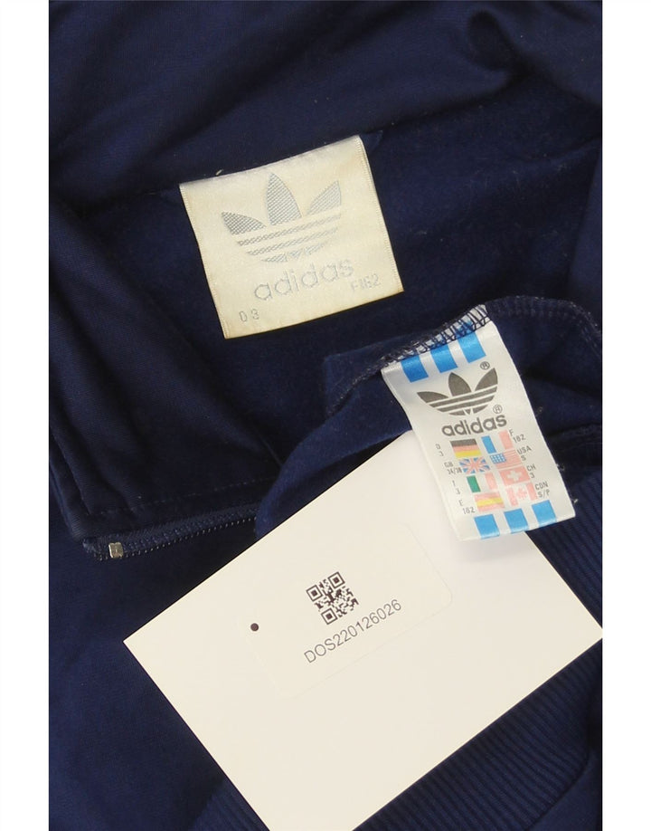 Jachetă de trening pentru femei Adidas UK 34/36 Poliester bleumarin mic