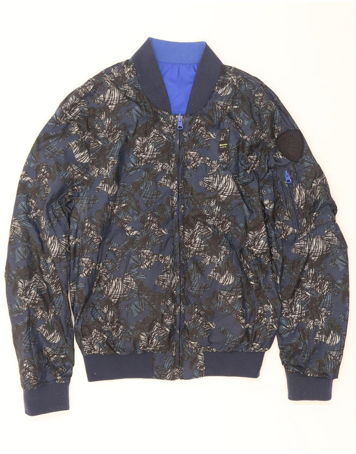 Jachetă Bomber Reversibilă Blauer pentru bărbați UK 36 Poliester albastru mic