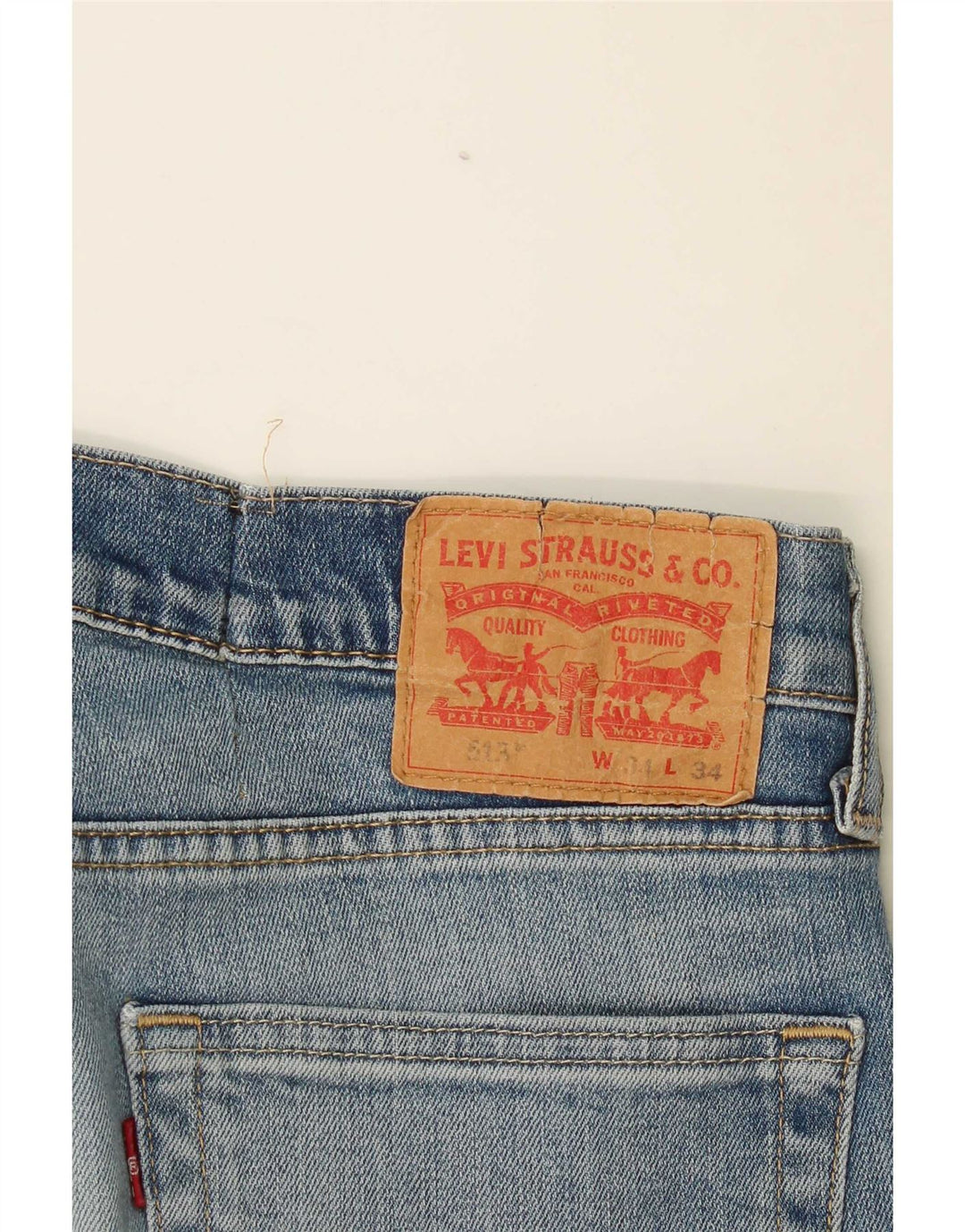 Blugi Levi's 513 Slim Straight W34 L30 Albastru
