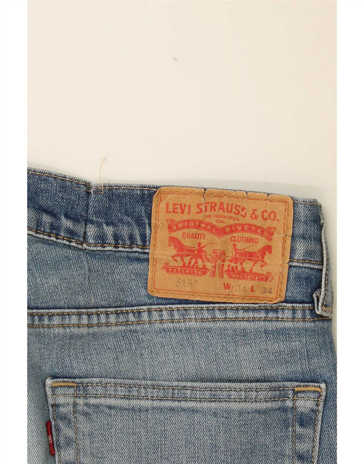 Blugi Levi's 513 Slim Straight W34 L30 Albastru
