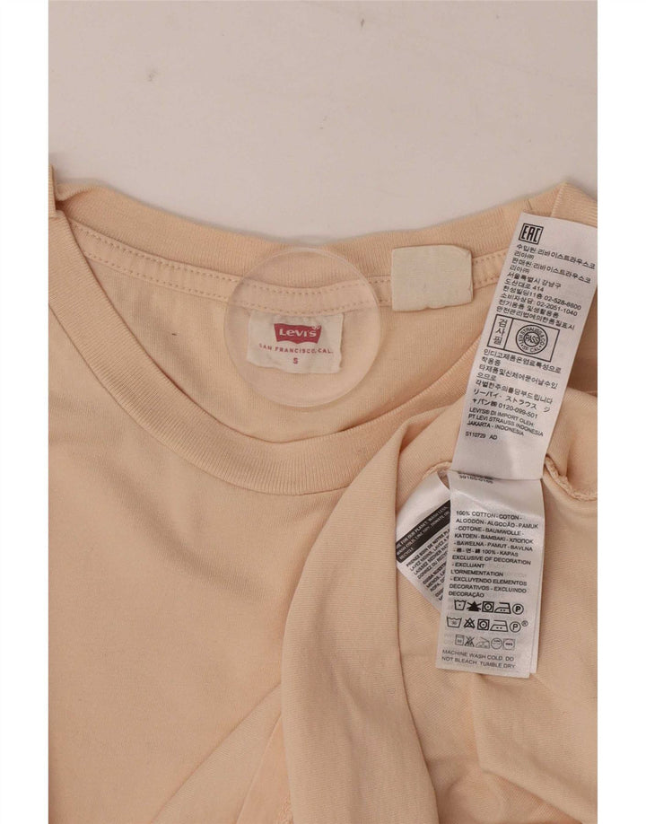 Tricou pentru bărbați Levi's Top mic, bej, bumbac