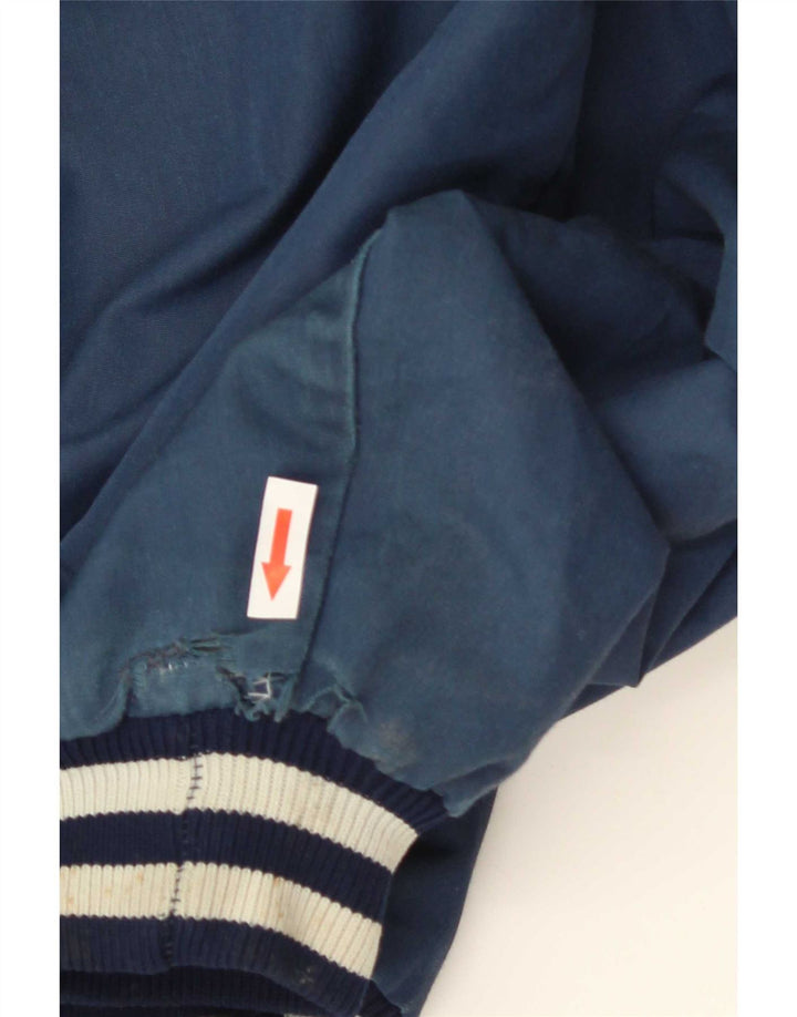 Jachetă vintage pentru bărbați cu grafică Varsity UK 44 2XL Albastru