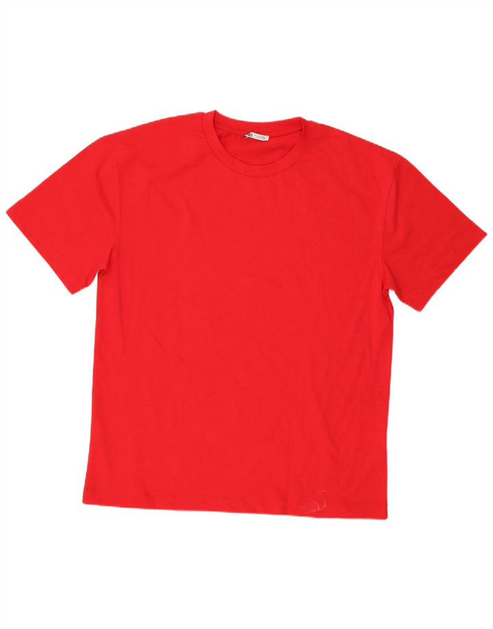 Tricou pentru bărbați Zara Top Mare Bumbac Roșu