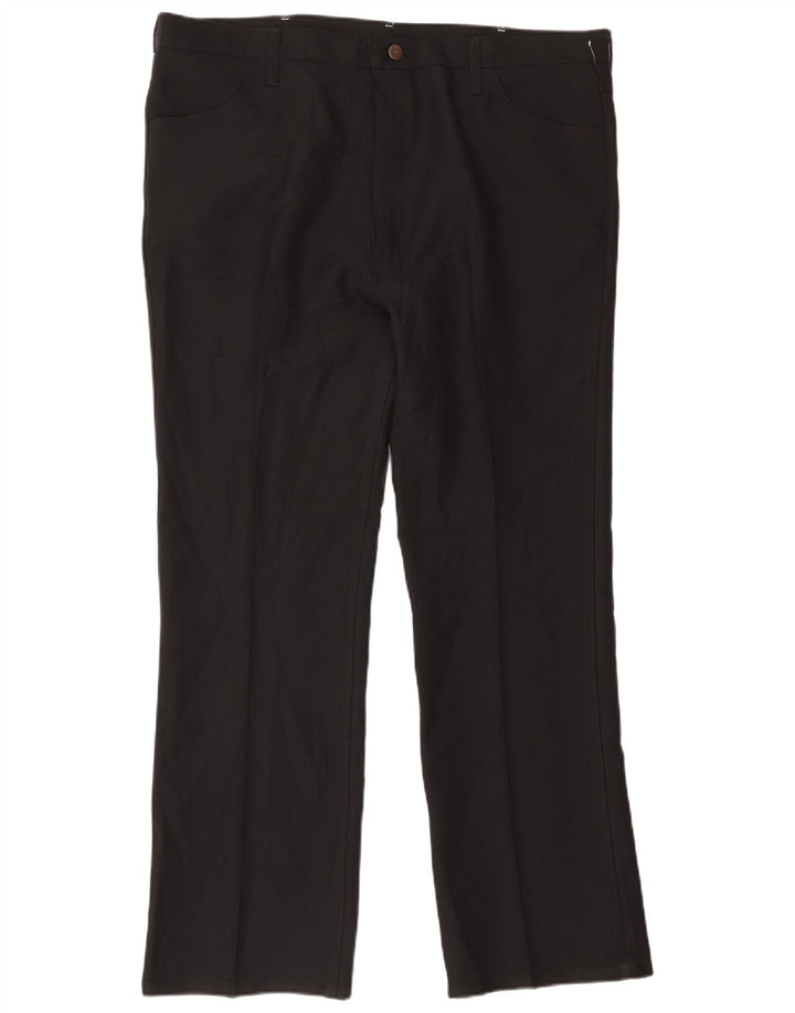 Pantaloni casual drepti pentru bărbați Wrangler W42 L32 Poliester negru