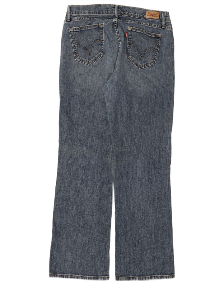 Blugi LEVI'S 529 Curvy Bootcut W32 L32 Bumbac albastru