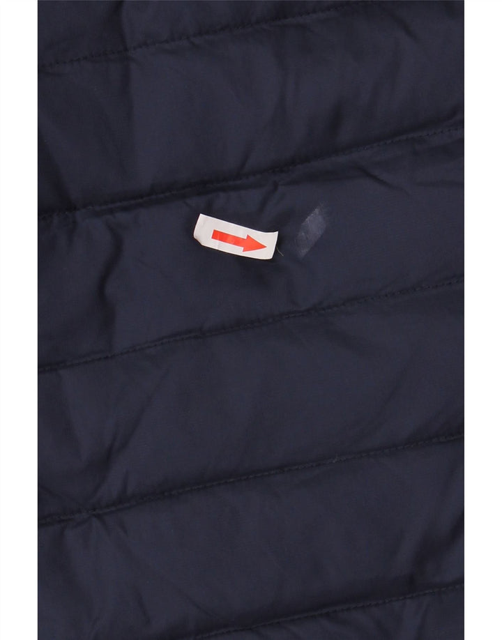 JACK WILLS Gilet căptușit pentru femei UK 12 Medium Bleumarin Poliamidă