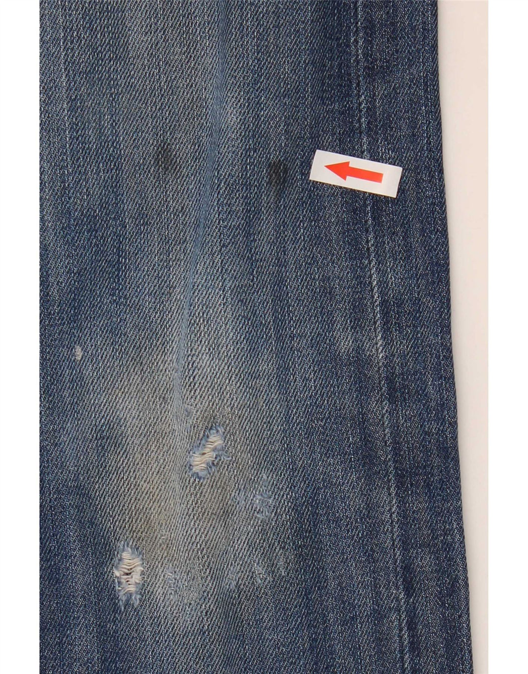 Blugi Lee Zed Distressed drepte pentru bărbați W32 L32 bumbac albastru