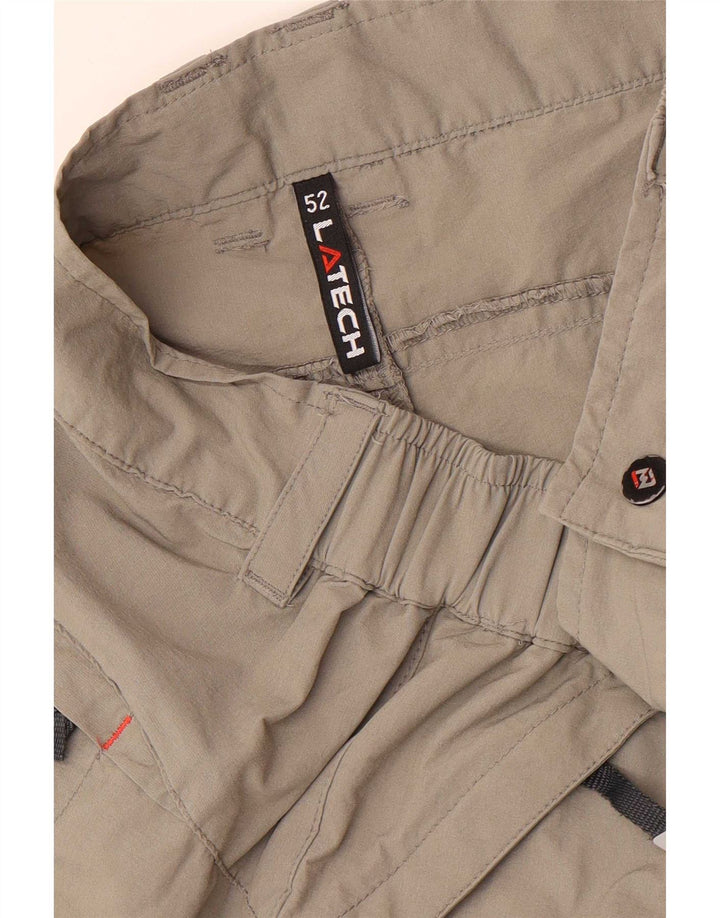 Pantaloni scurți cargo vintage pentru bărbați IT 52 XL W38 gri