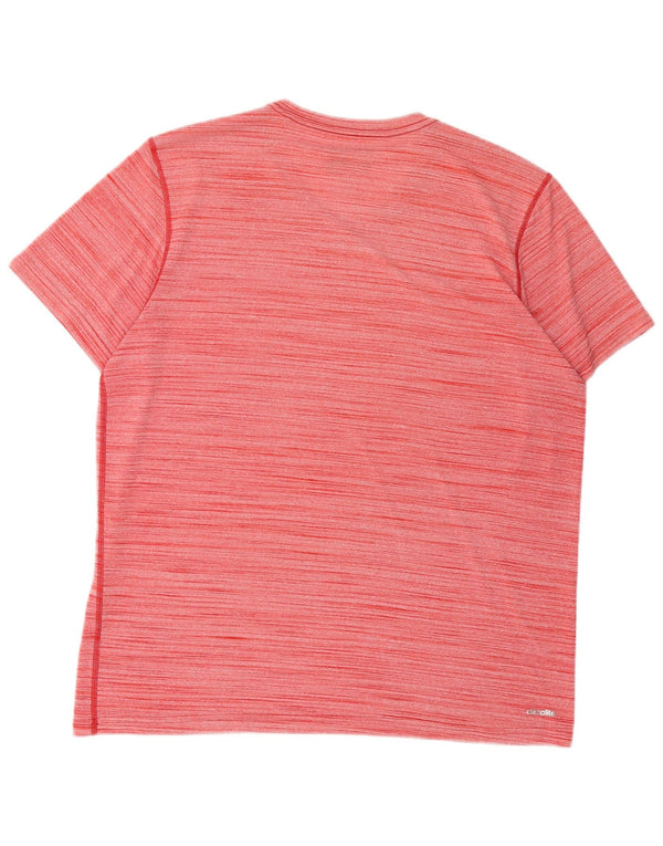 Tricou pentru bărbați Adidas Top XL poliester cu dungi roșii