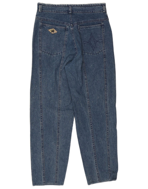 Blugi conici vintage pentru femei cu talie înaltă IT 46 Large W30 L26 Blue