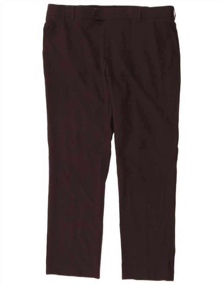 Farah Pantaloni drepți pentru bărbați L40 L31 Poliester negru