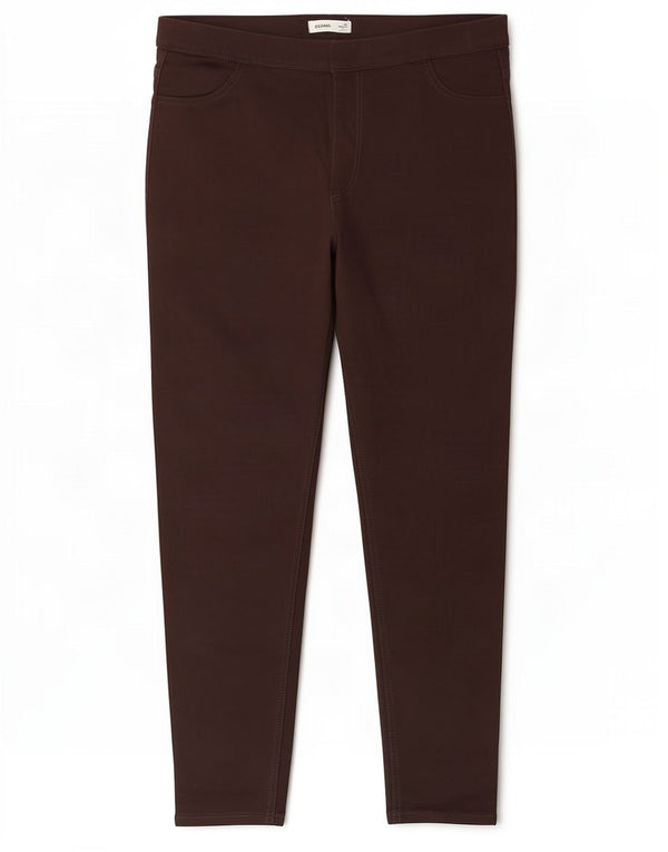 Blugi jegging pentru femei Marks & Spencer UK 18 XL W36 L27 maro bumbac