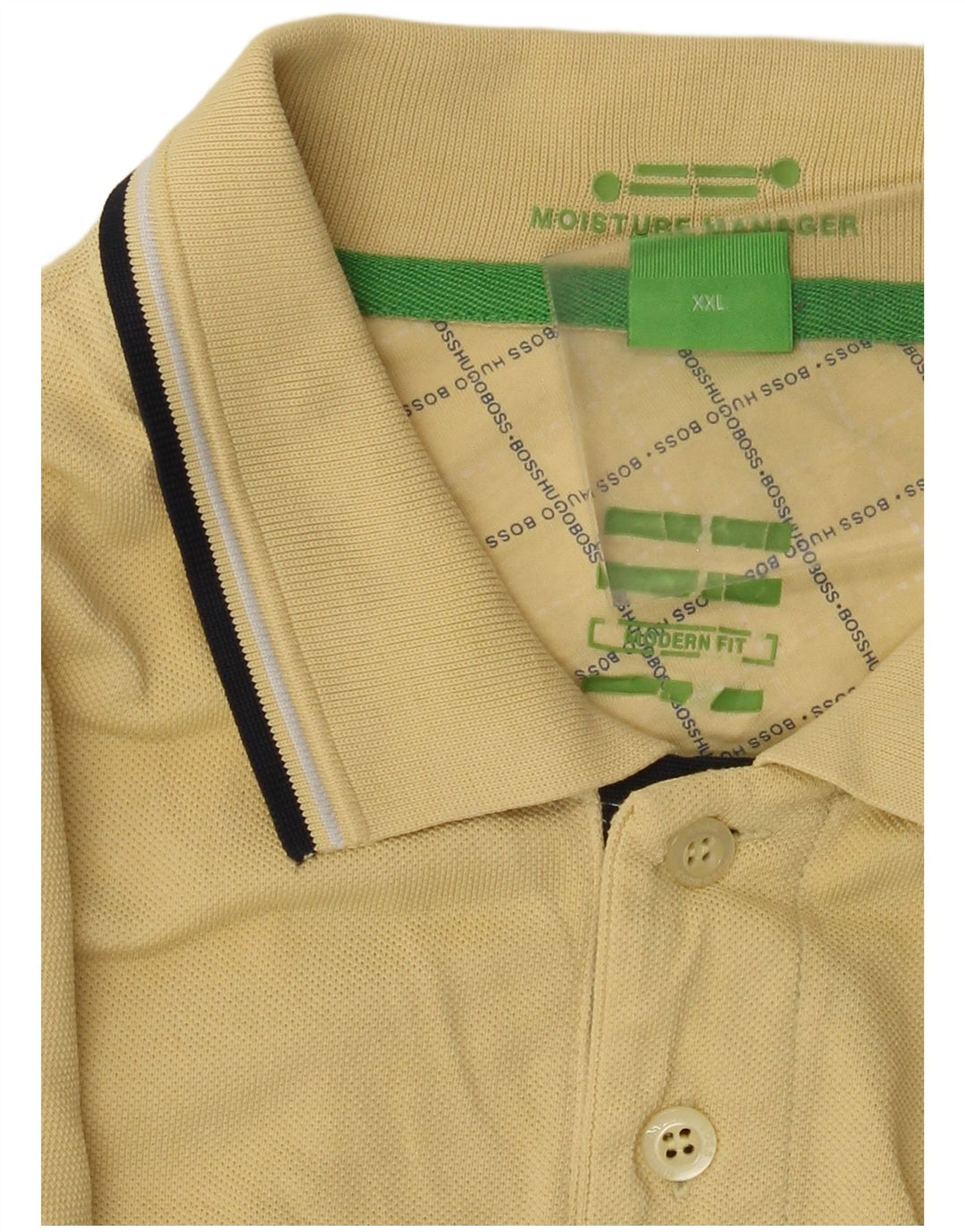 Tricou polo HUGO BOSS pentru bărbați 2XL Galben