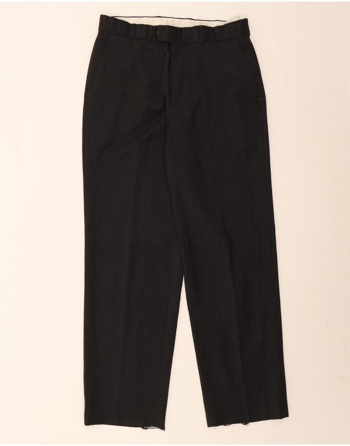 MARKS & SPENCER Pantaloni drepți pentru bărbați L30 L30 Poliester gri