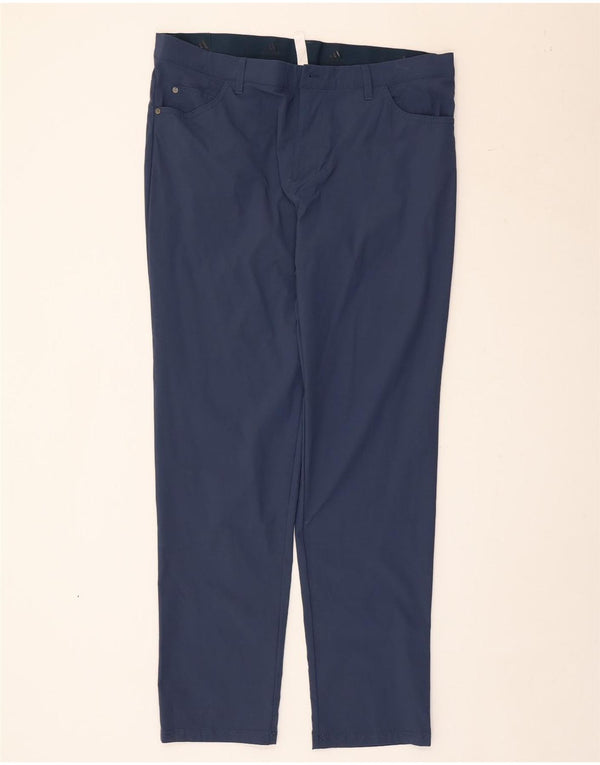 Pantaloni casual subțiri pentru bărbați Adidas W36 L32 Poliamidă bleumarin