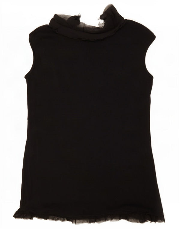 Bluză fără mâneci pentru femei Desigual UK 14 mare bumbac negru