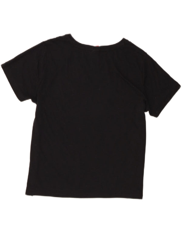 Nike Womens Graphic T-Shirt Top UK 14 Large Black