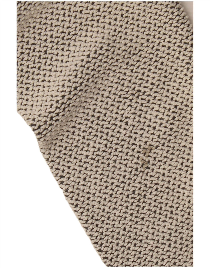 WEIRD FISH Hanorac pentru bărbați, cu fermoar, cu gât, din bumbac mare, gri