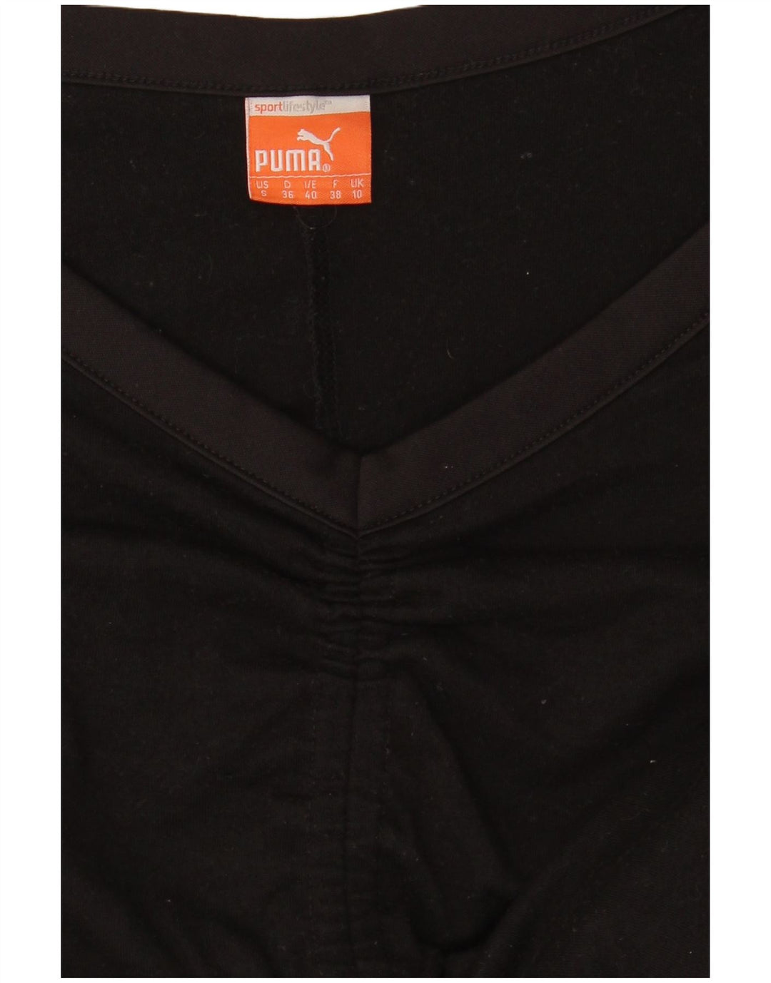Puma Top supradimensionat cu mânecă lungă pentru femei UK 10 Small Black