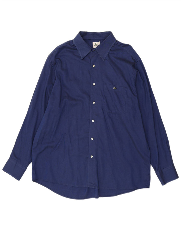 Cămașă bărbați Lacoste Mărimea 46 2XL Bumbac albastru