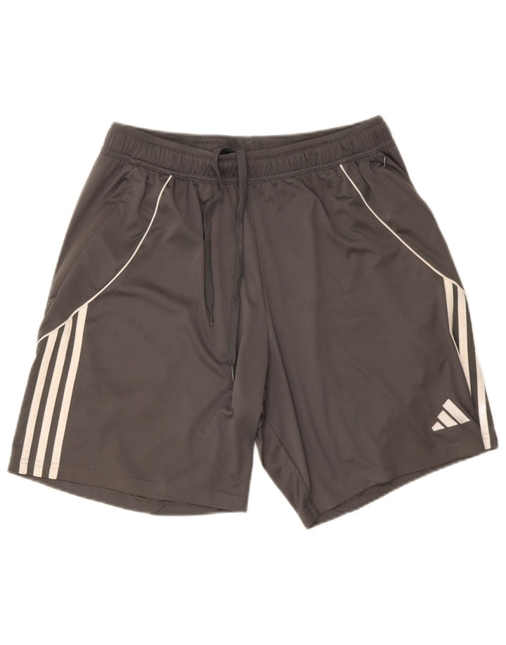 Pantaloni scurți de sport Adidas Aeroready Regular Fit pentru bărbați, mari, gri, poliester
