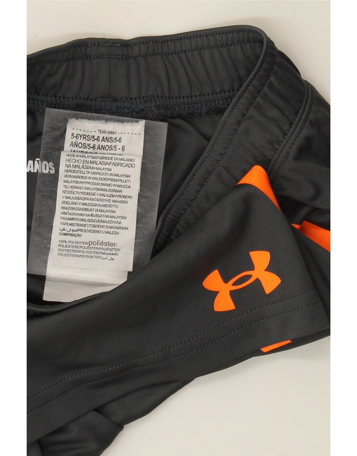 Pantaloni scurți sport Under Armour pentru băieți 5-6 ani poliester gri