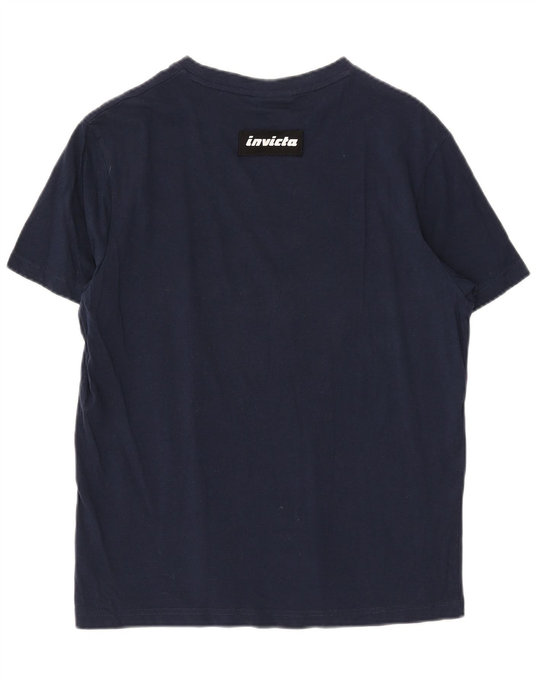 Tricou grafic pentru bărbați Invicta Top mare din bumbac bleumarin