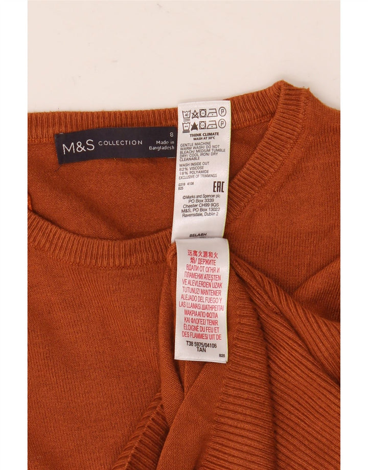 Pulover pentru femei Marks & Spencer Crop Crew Deck Pulover UK 8 Mic Maro