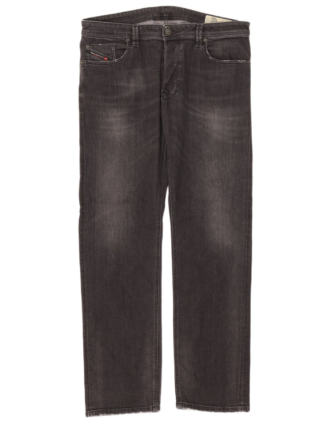 Diesel Bărbați Larkee Regular Straight Jeans W38 L32 bumbac gri