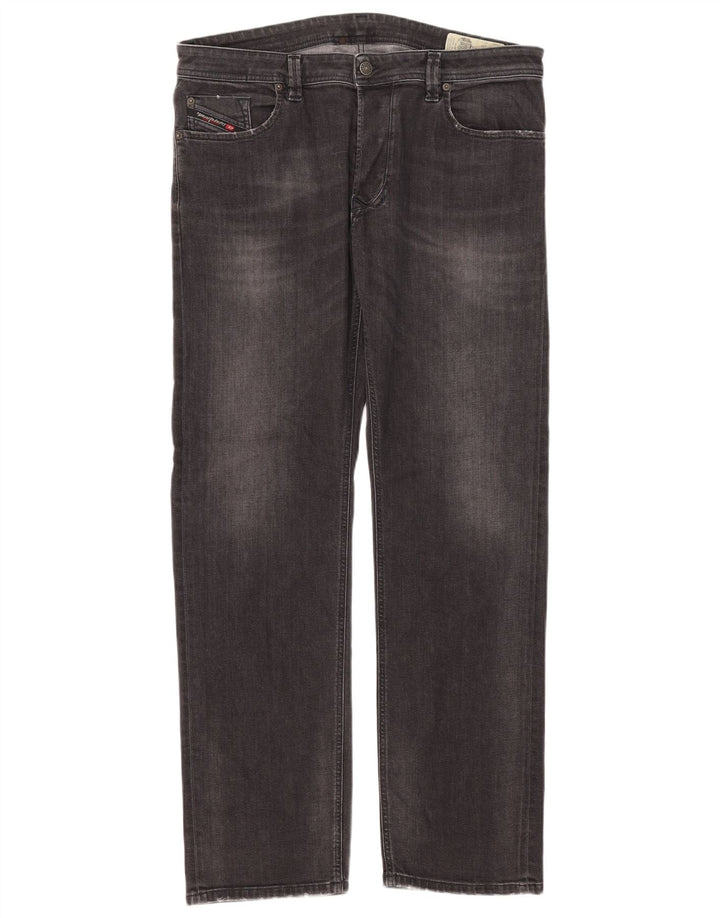 Diesel Bărbați Larkee Regular Straight Jeans W38 L32 bumbac gri