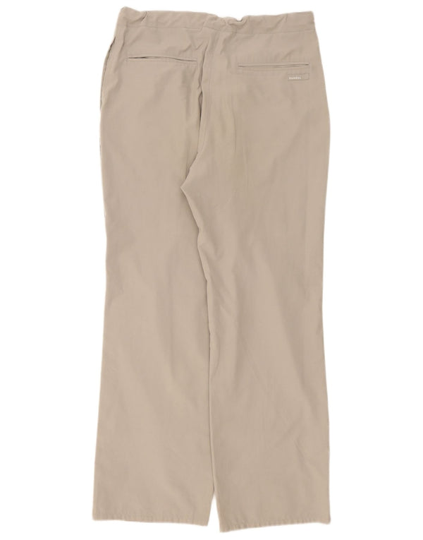 Pantaloni cargo drepți Kangol pentru bărbați, mari W34 L30, poliamidă gri