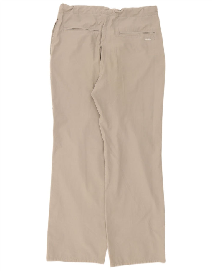 Pantaloni cargo drepți Kangol pentru bărbați, mari W34 L30, poliamidă gri