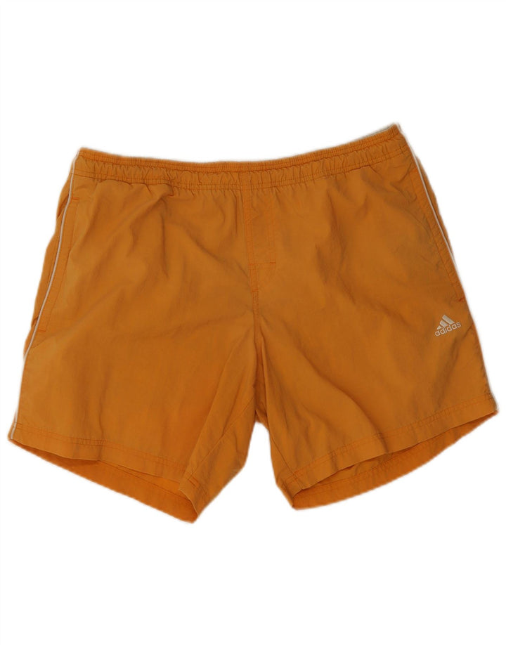 Pantaloni scurți de înot Adidas bărbați poliamidă portocaliu mediu