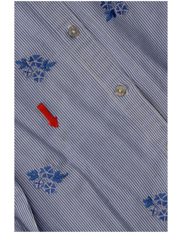 Cămașă pentru femei Monsoon UK 8 Small Blue Floral Bumbac